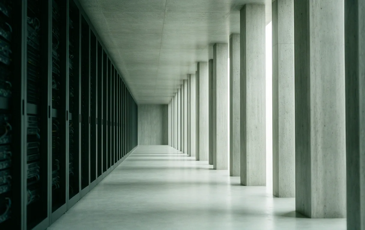 Brutalist research facility