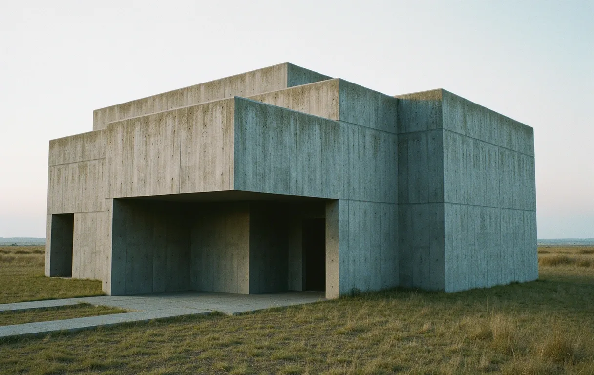 Brutalist research facility